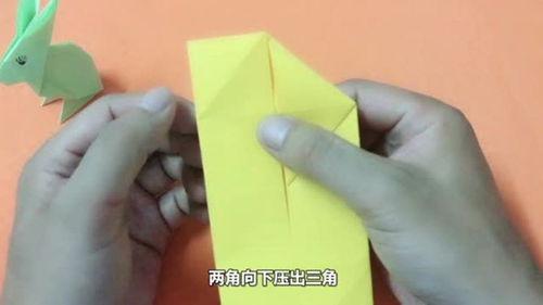 折纸兔子视频,轻松学会制作可爱兔子折纸